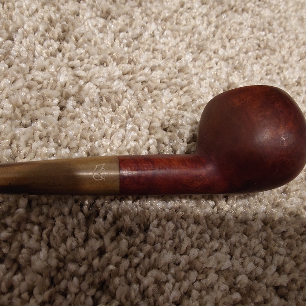 Vintage Wooden Pipe- Made In Malta